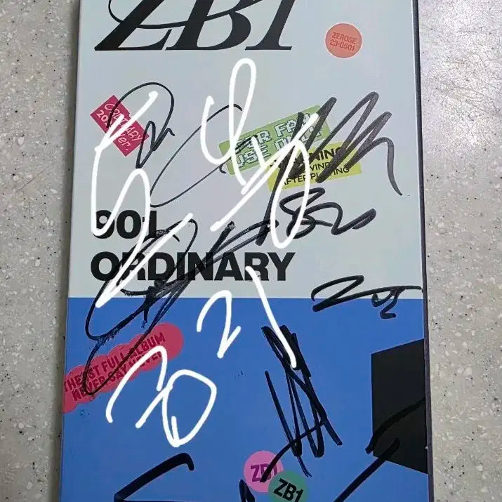 제로베이스원 제베원 사인 앨범