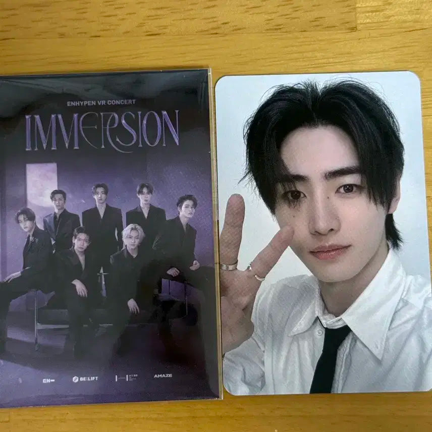 엔하이픈 성훈 브이알 콘서트 포카