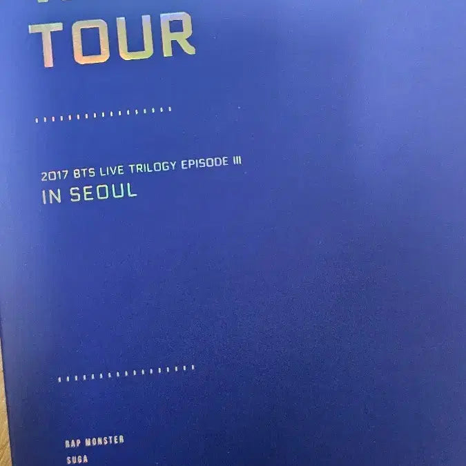 방탄소년단 BTS 윙즈투어 인 서울 DVD (포카포함)