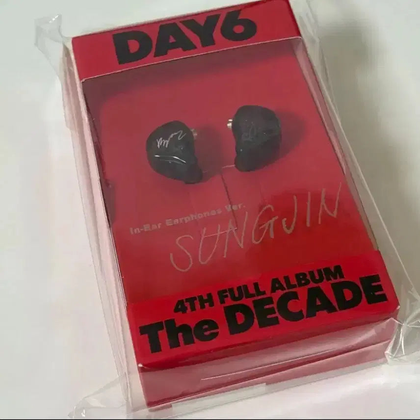 BUNJANG] DAY6 The Decade Sungjin In-Ear Earphones Unopened Album
