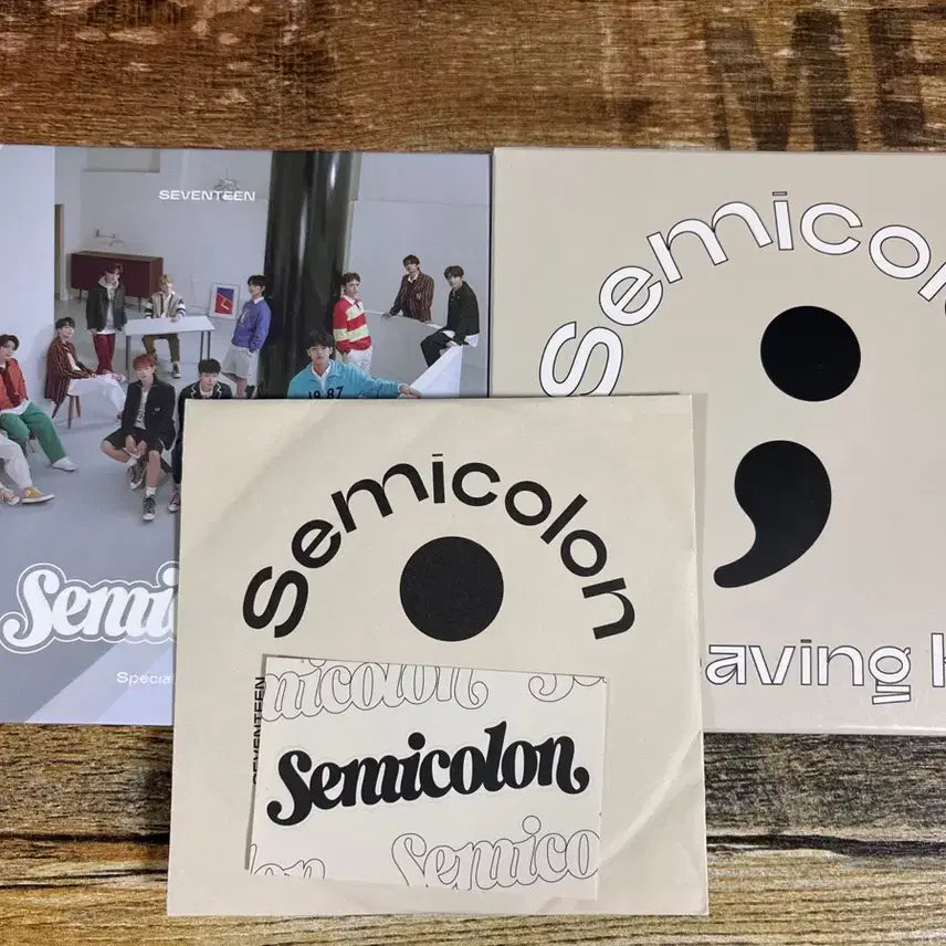 세븐틴 세미콜론단체 앨범