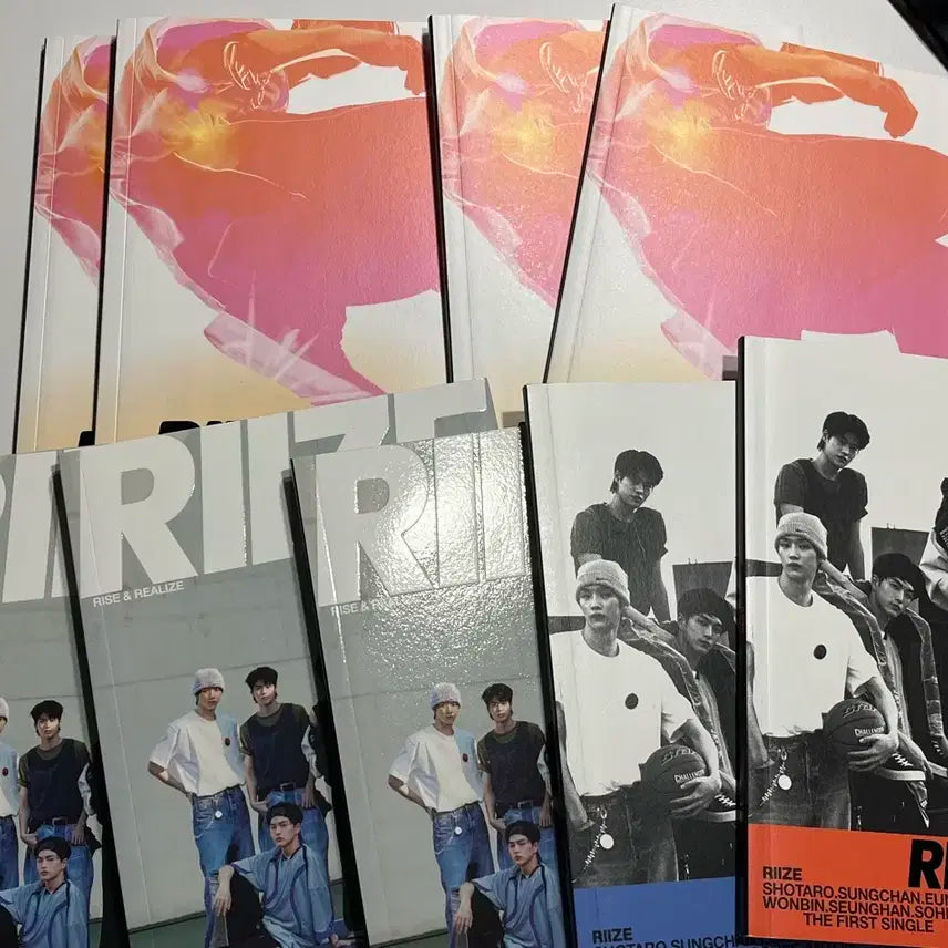 라이즈 포카 비공굿 메가커피 포스터 말랑핀뱃지 개봉앨범