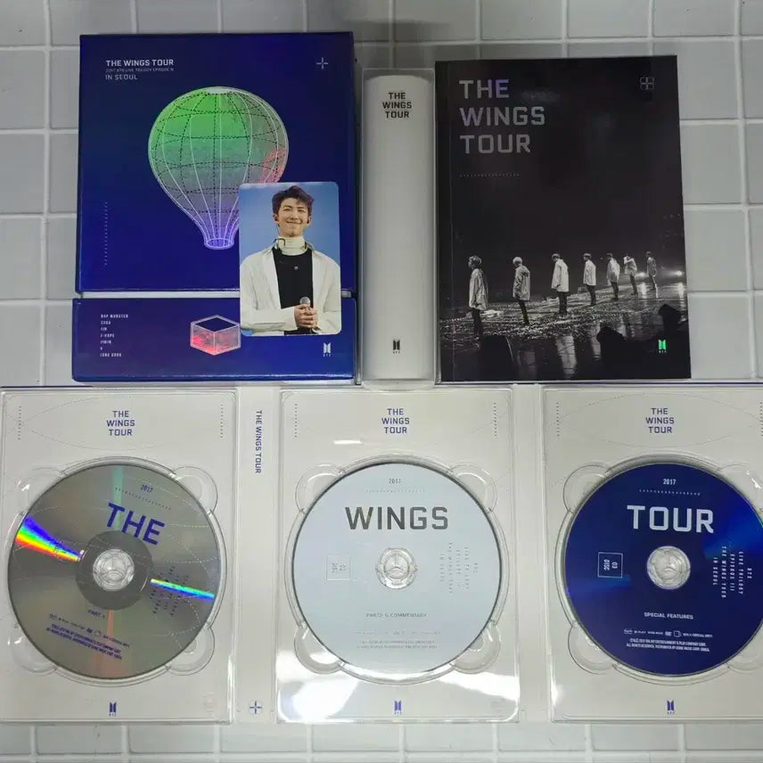 bts 방탄소년단 윙즈투어 dvd 알엠포카 포스터 포함 세트