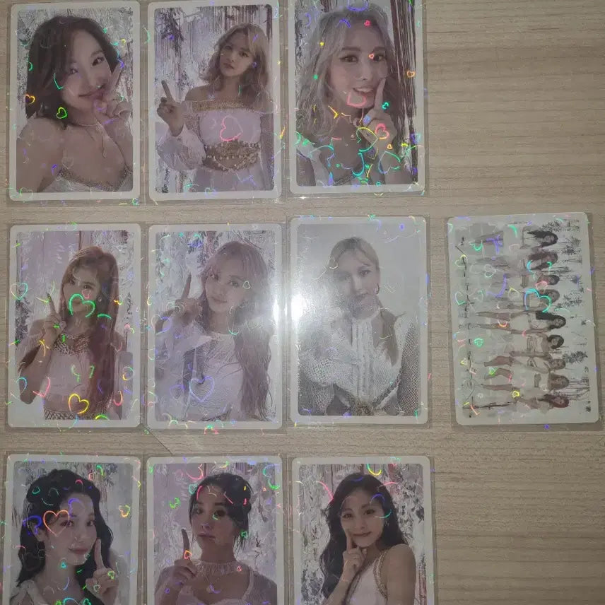 트와이스 More&More 포토카드 6종