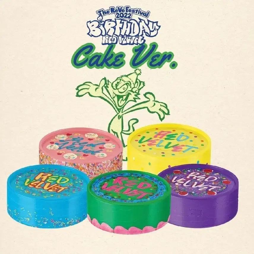 레드벨벳 Birthday 앨범 한정판 Cake Ver. 4종