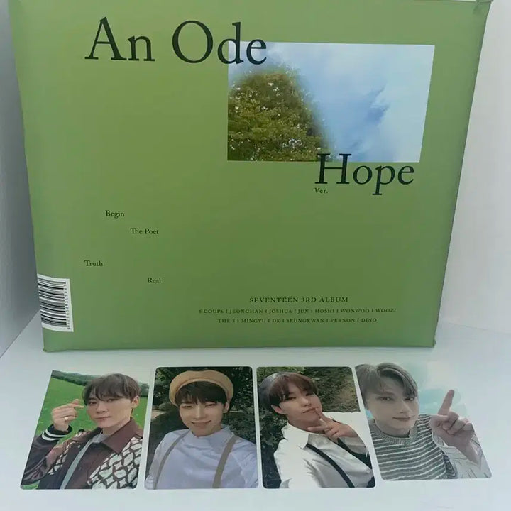 (포카4장O) 세븐틴 언오드 홉 (An Ode Hope.ver) 앨