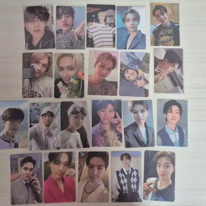 세븐틴 포토카드 엽서 일괄