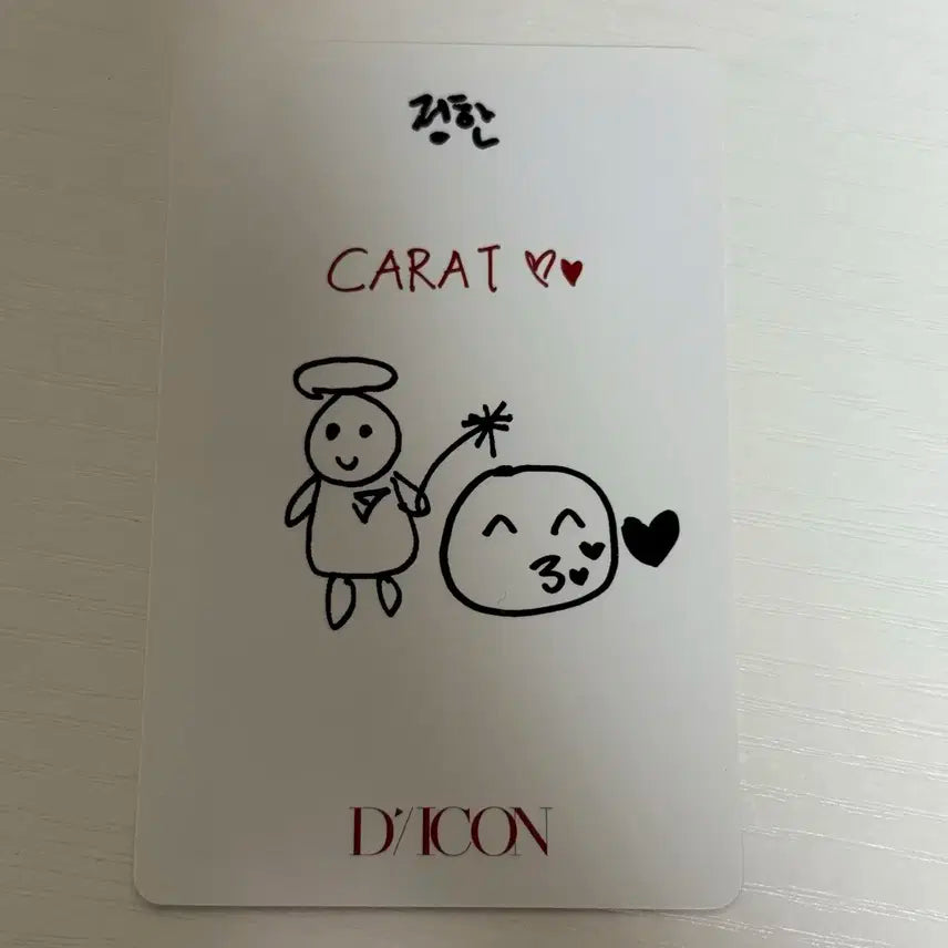 정한 세븐틴 DICON 특전