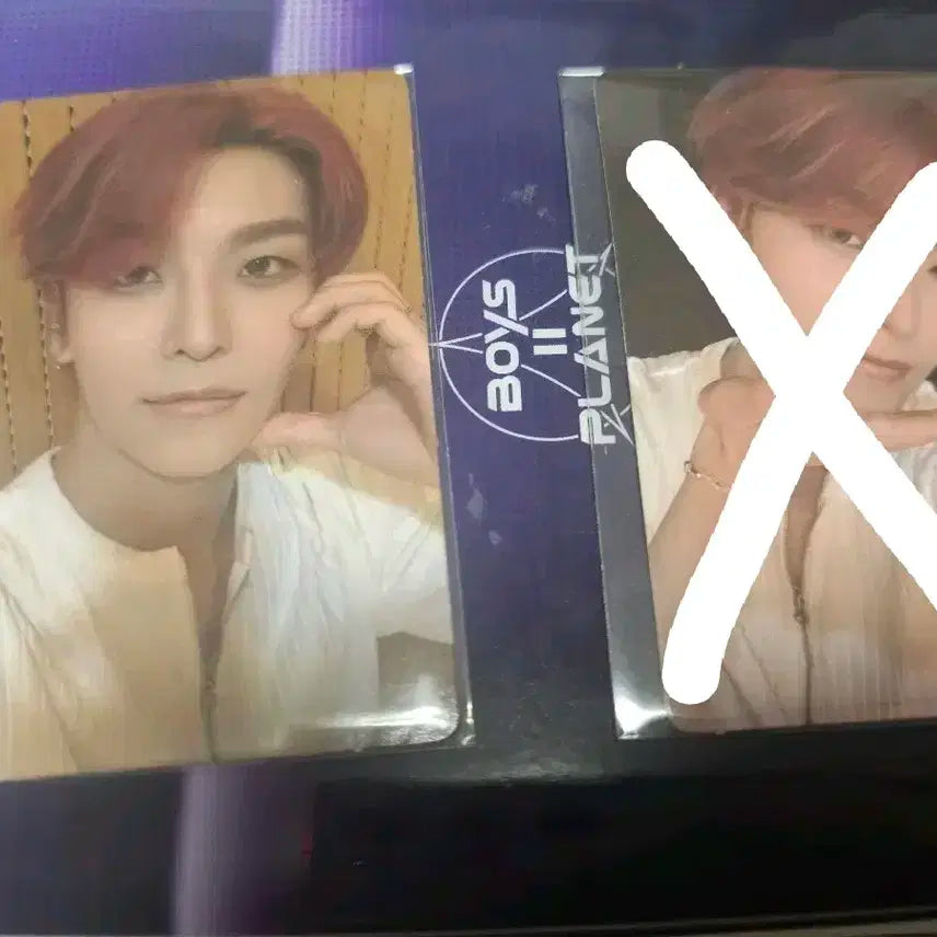 허씬롱 1차포카 보이즈2플래닛 팝업