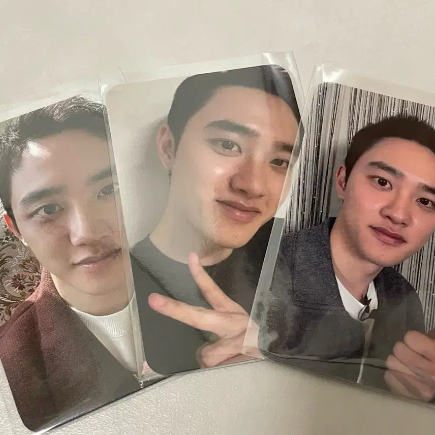 엑소 도경수 디오 찌랭이 팝업 5만원 이상 구매 특전포카 일괄 양도