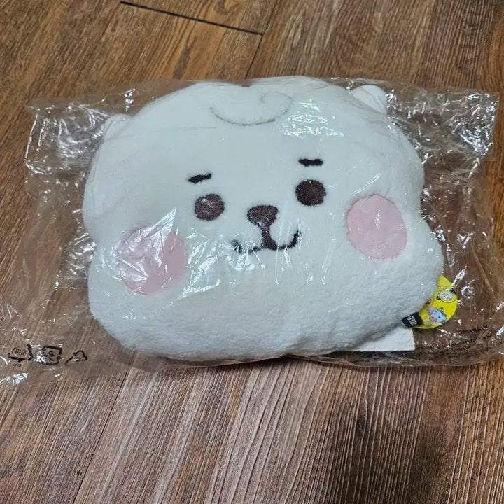 방탄소년단 알제이 얼굴 쿠션 인형  bt21 rj 라인프렌즈