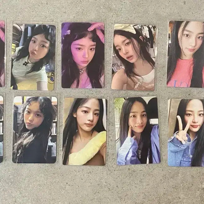 뉴진스 민지+하니+해린 포토카드 (+ 민지 ID카드) 일괄