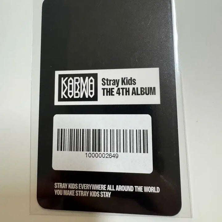 스트레이키즈 스키즈 karma 팬즈샵 아이엔