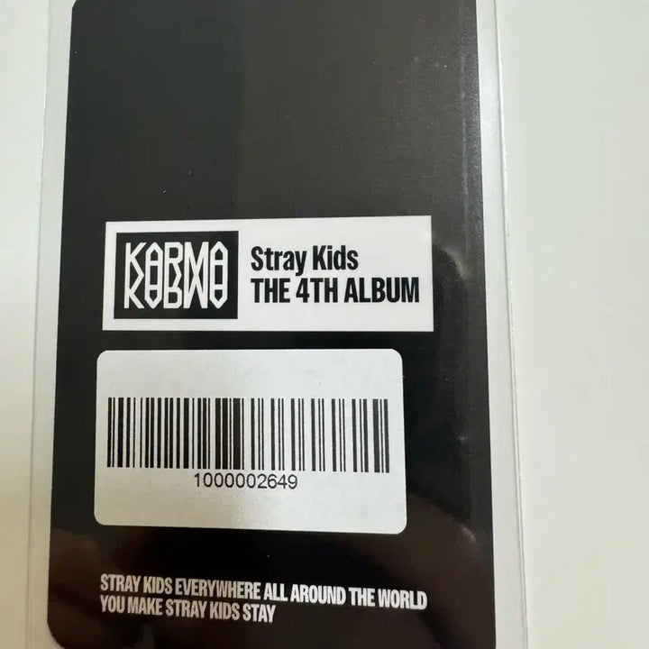 스트레이키즈 스키즈 karma 팬즈샵 현진