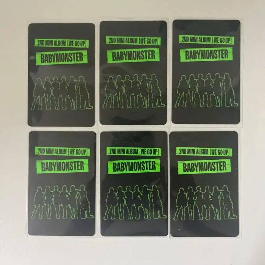 베이비몬스터 we go up 헬로82 단독 포카 세트