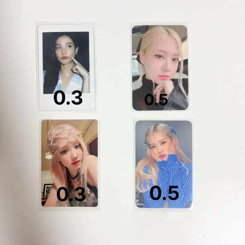 블랙핑크 로제,지수 포카 양도