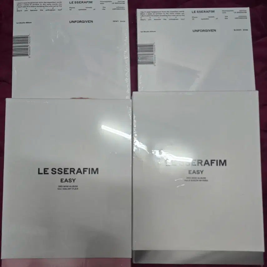 르세라핌 UNFORGIVEN / EASY 앨범 미개봉