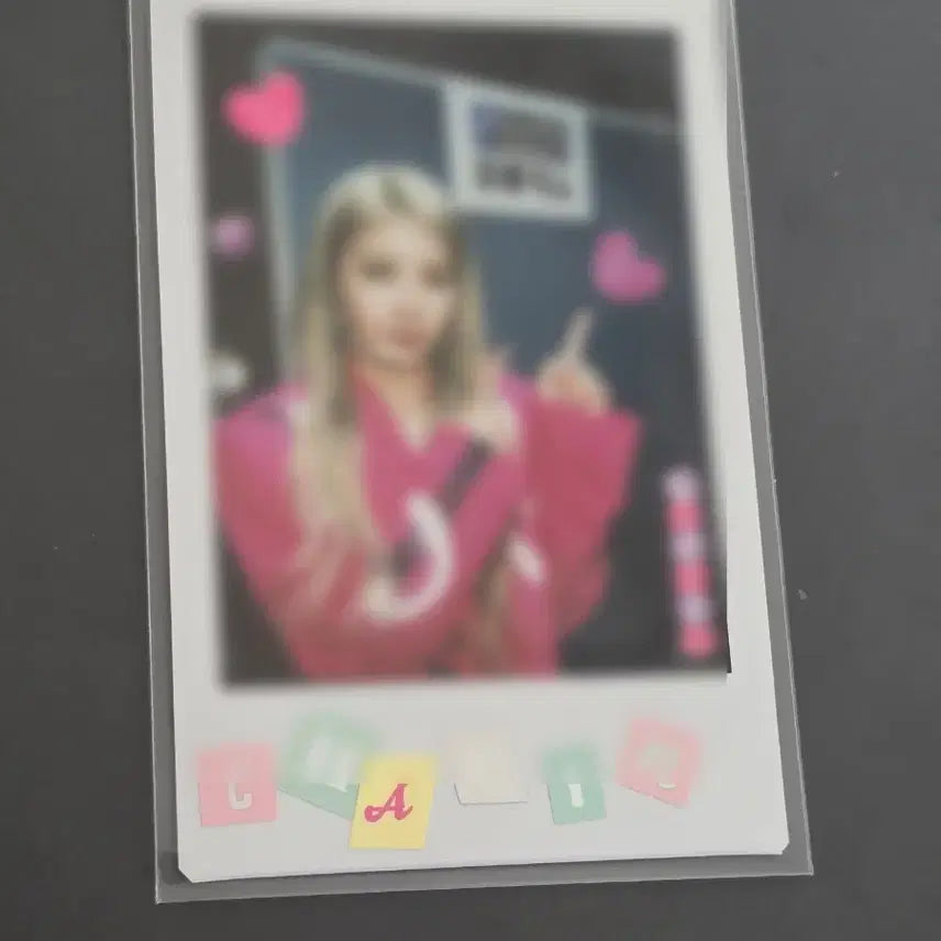퍼플키스 채인 폴라로이드 꾸밈 폴라