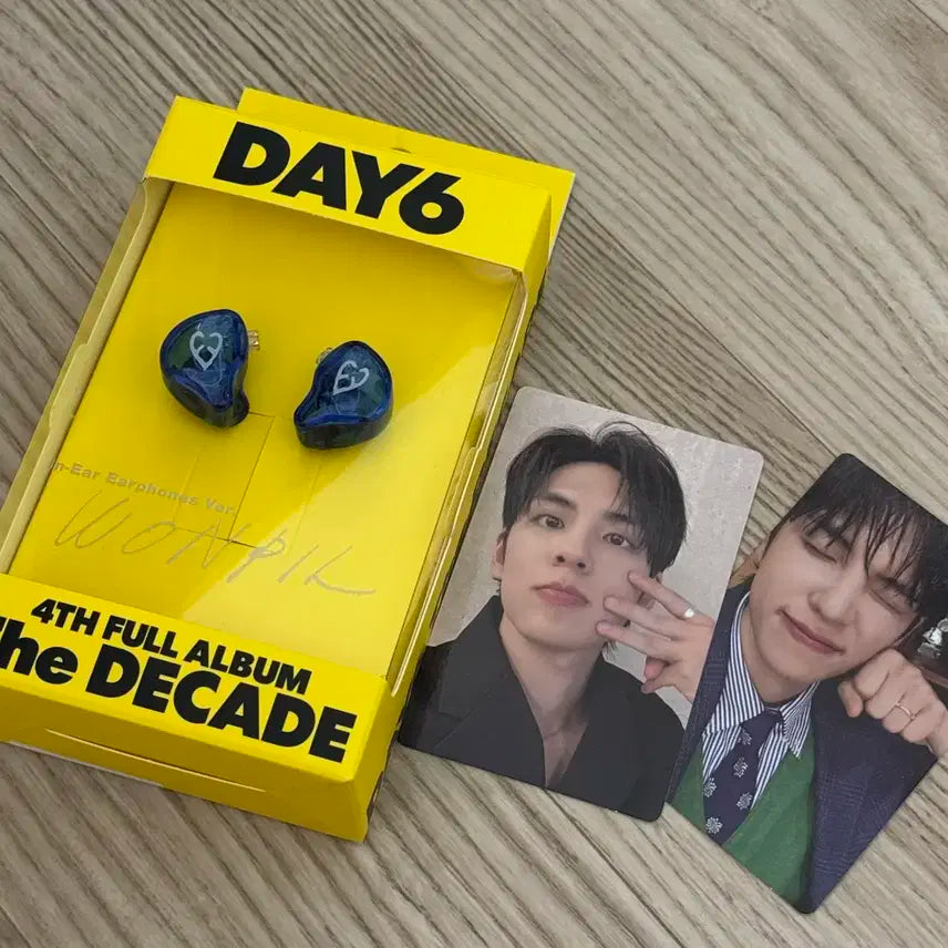 데이식스 인이어 원필 앙필 포카 포함