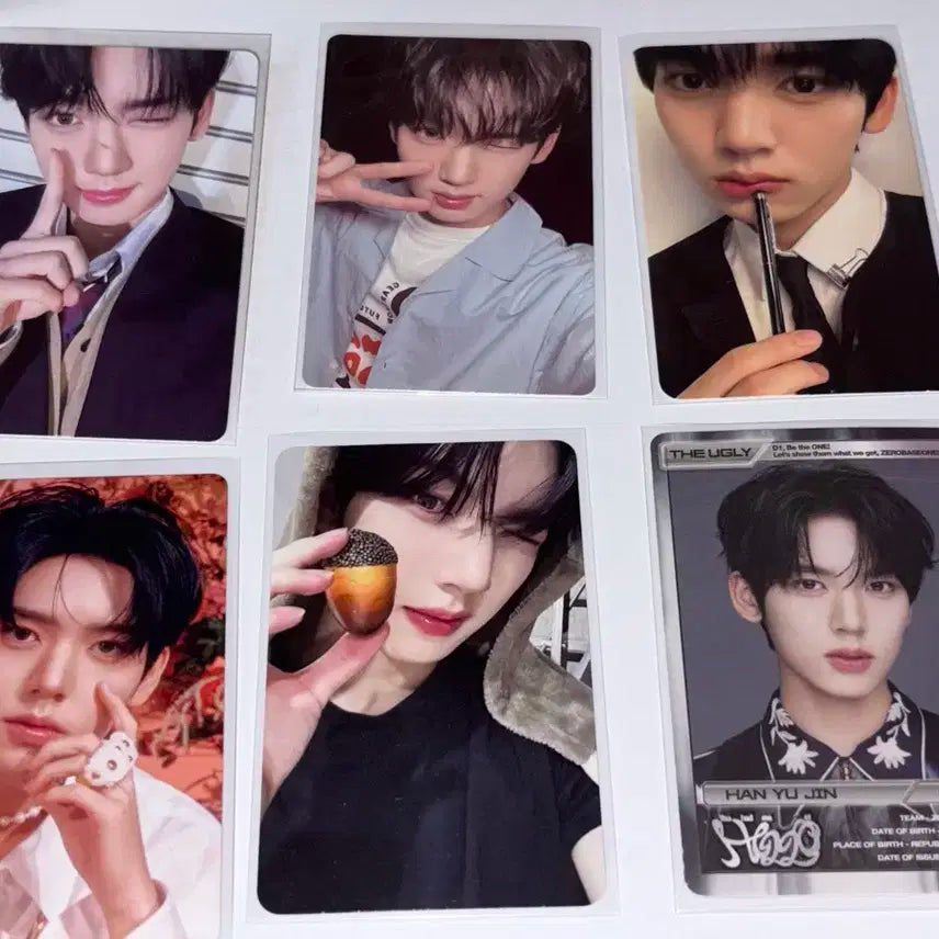 제베원 한유진 포카 일괄