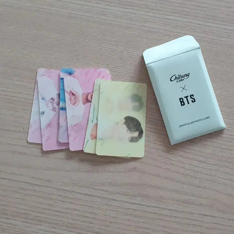 방탄 BTS 칠성 렌티큘러 포토카드 세트