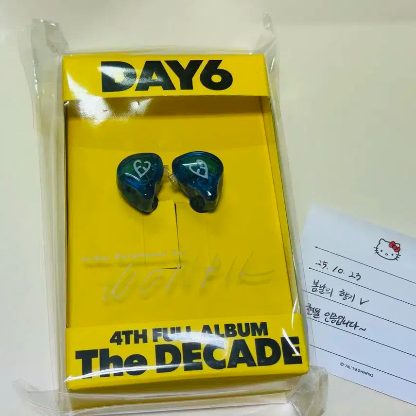 DAY6 The decade 인이어 새상품(현물)-원필 ver