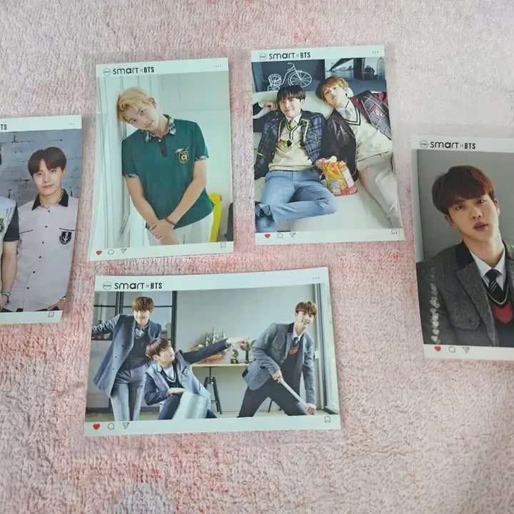 (5장일괄) 형이랑 초딩즈 조합 bts 방탄 스마트 포카
