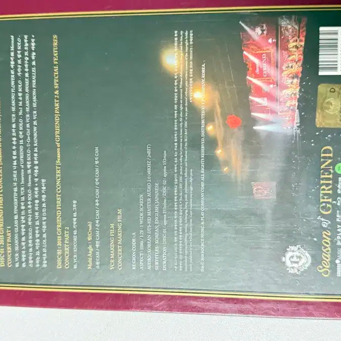 여자친구GFRIEND콘서트DVD 2018 Season of GFRIEND