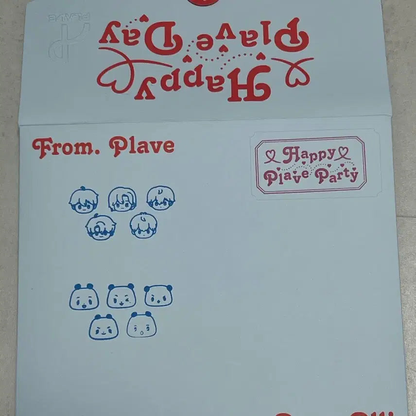 PLAVE 2주년 팝업 봉투+케이크엽서+특전 포카 은호