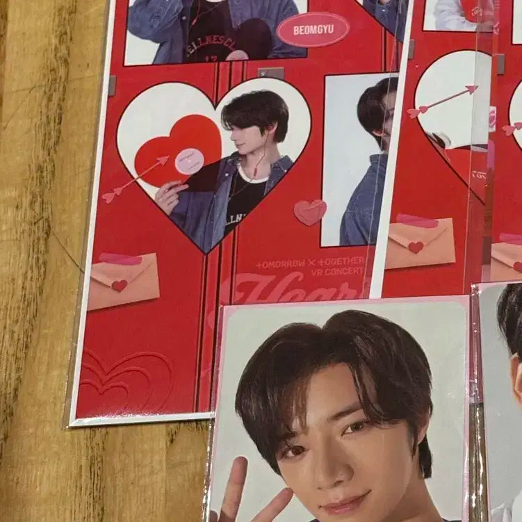 투바투 하트어택 vr 콘서트 범규 포카 네컷 일괄