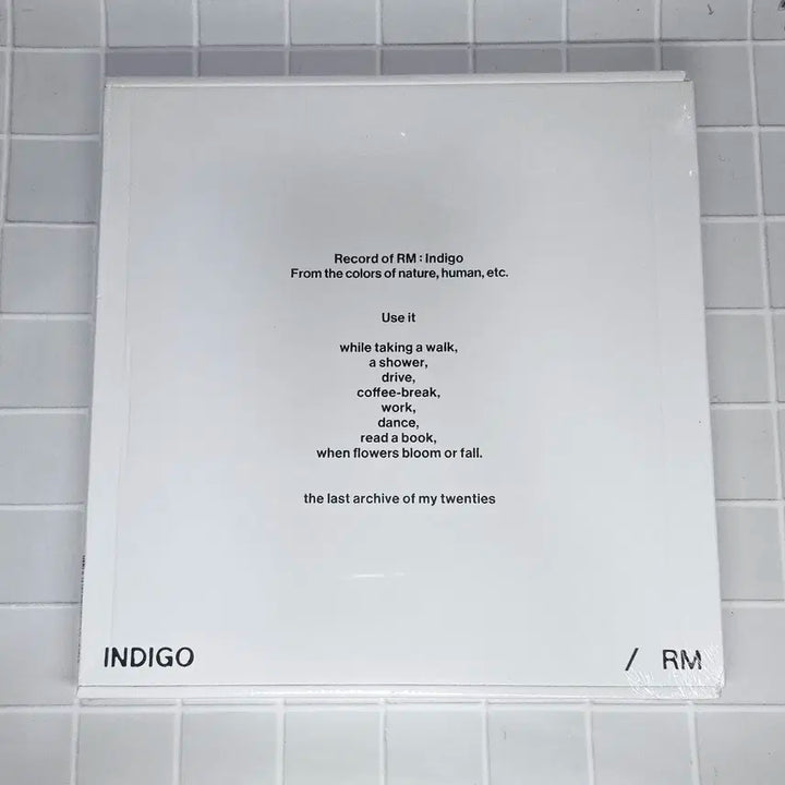 방탄소년단 RM 인디고  LP 미사용 BTS