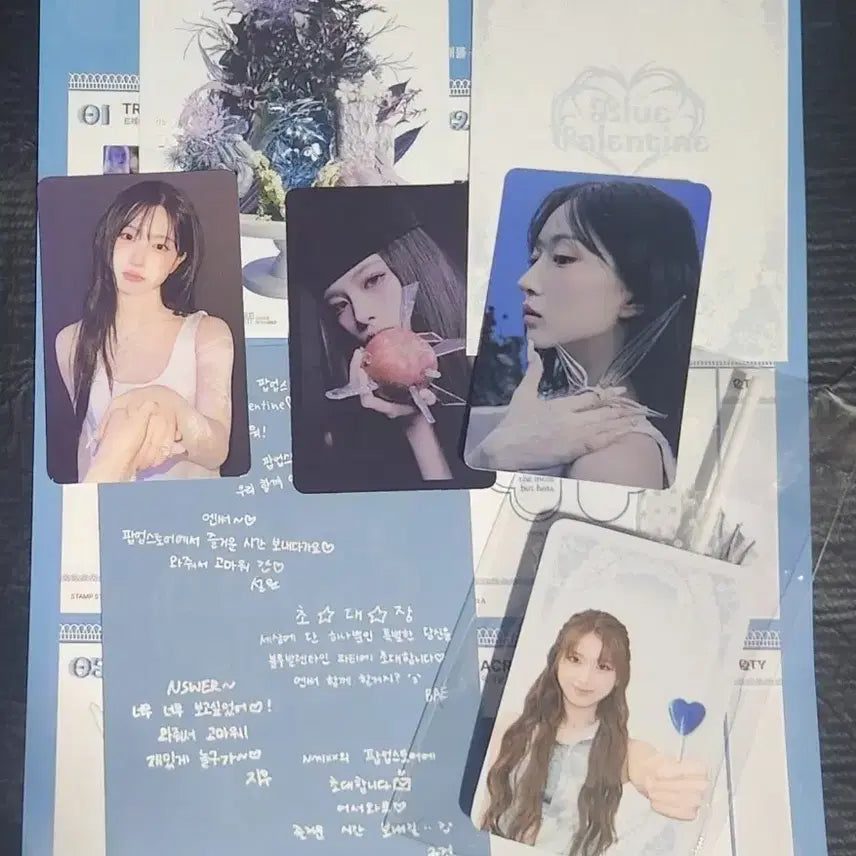 엔믹스 블루 발렌타인 팝업 일괄