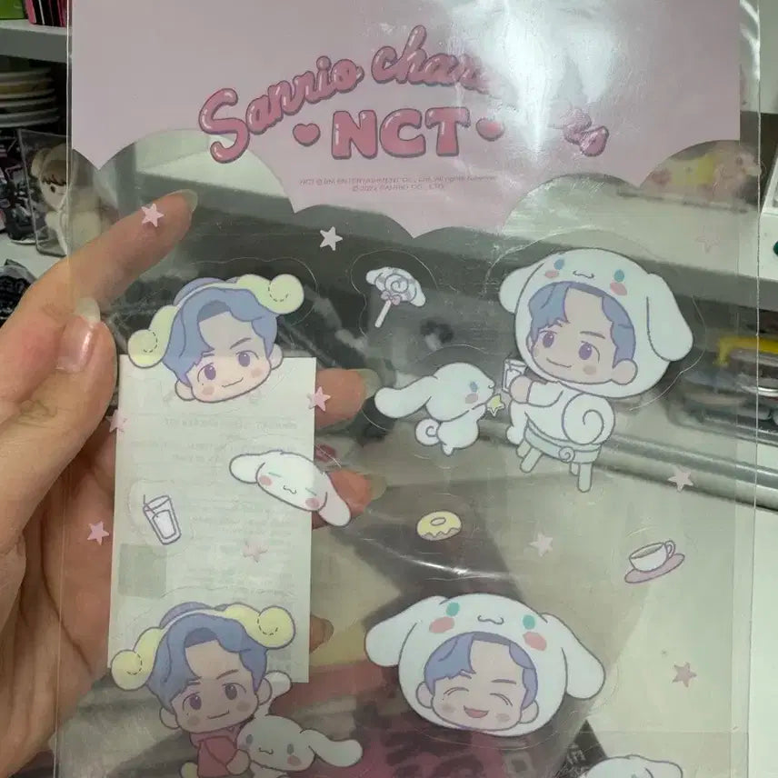 제노 산리오 엔시티 스티커 시나모롤 미개봉 양도