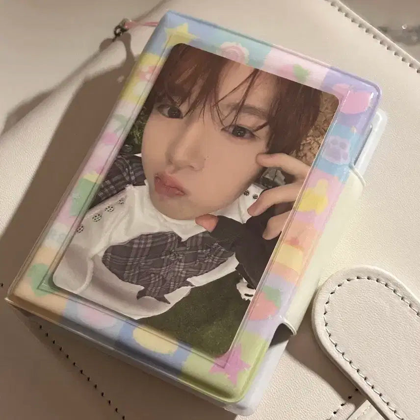 엔시티위시 사쿠야 컬러 쥬얼 개인 포카