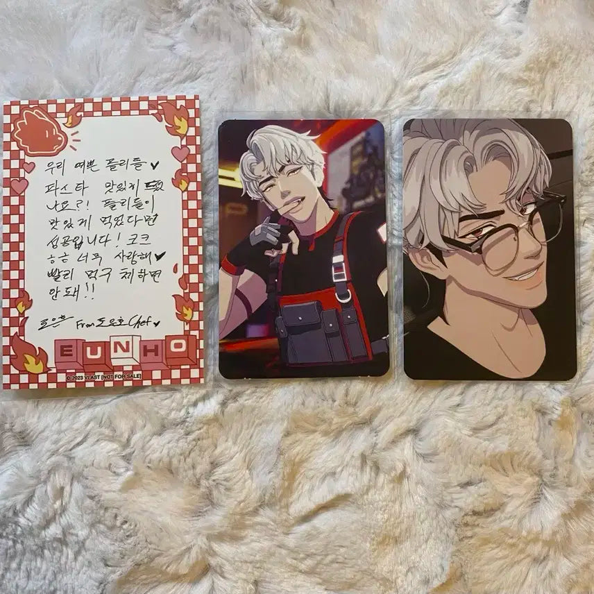 플레이브 기다릴게 은호 미공포 포카 1차 2차 애니플러스 손편지 일괄