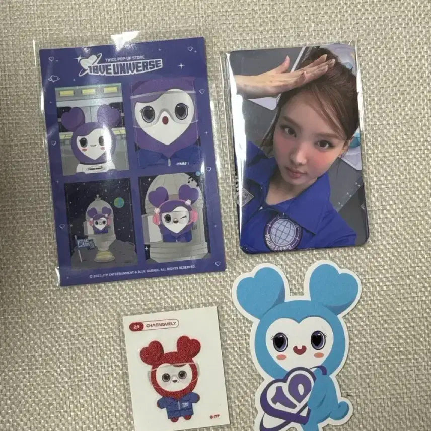 트와이스 팝업 빙고 미션 포카 스티커 세트