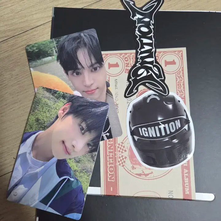 나우즈 NOWZ IGNITION 친필메시지 싸인 비매앨범 포카 아이돌