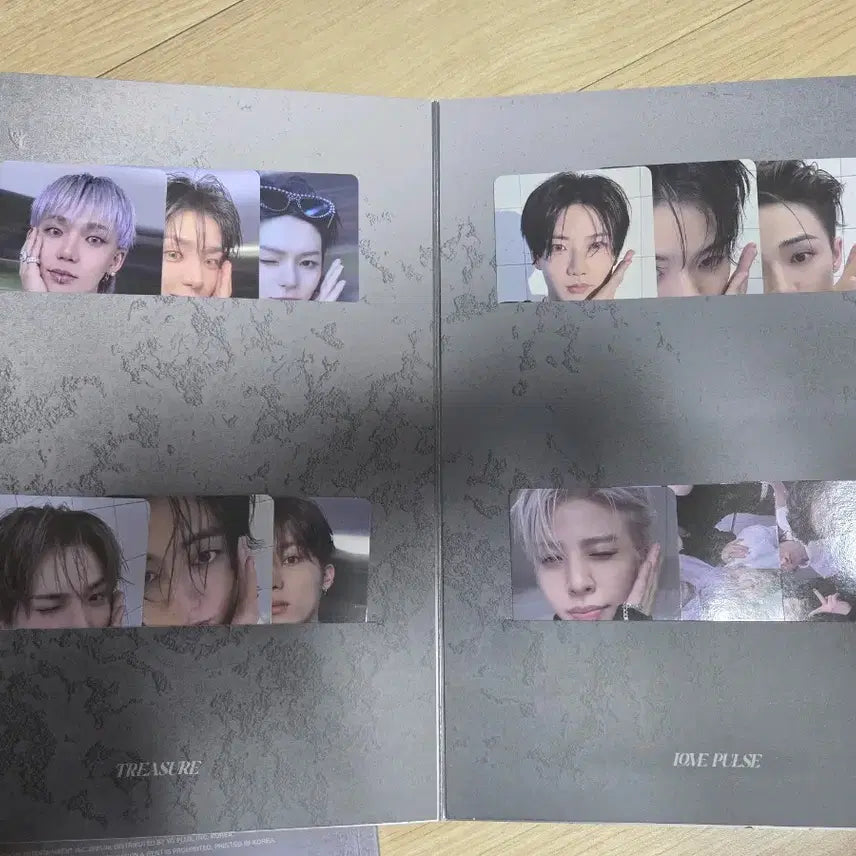 트레저 TREASURE YG 와이지 친필메세지 싸인 비매앨범 포카