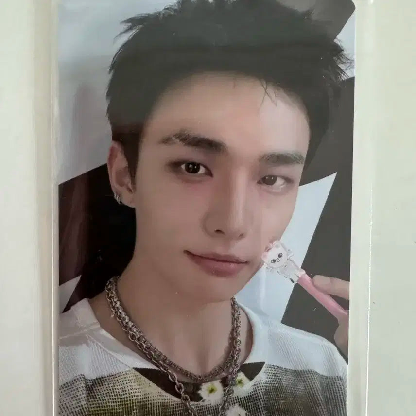 스트레이키즈 엠디 현진 목걸이 포카 양도