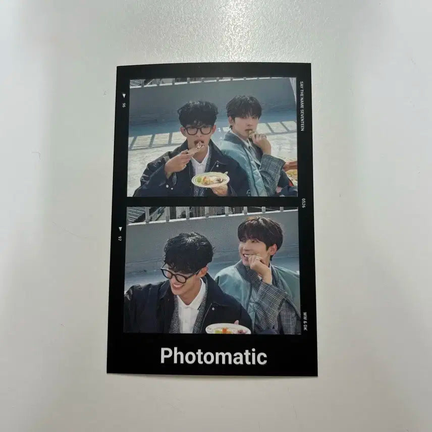 원우도겸 포토매틱 | 세븐틴 비공굿 포카