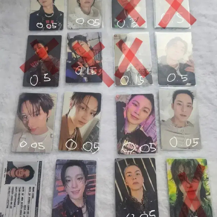 세븐틴 THUNDER 포토카드