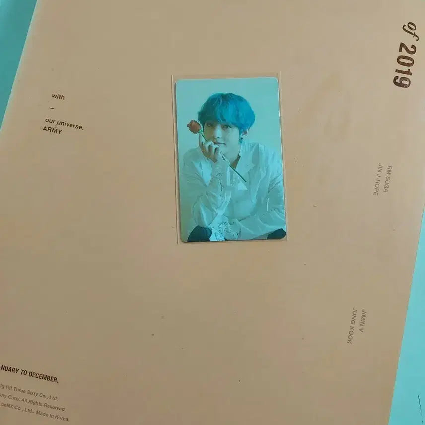 방탄소년단 메모리즈 2019 + 뷔 포토카드