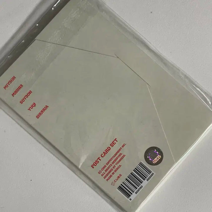 (미개봉) 아이들 I-dle 네버랜드 3기 팬미팅 엽서 굿즈