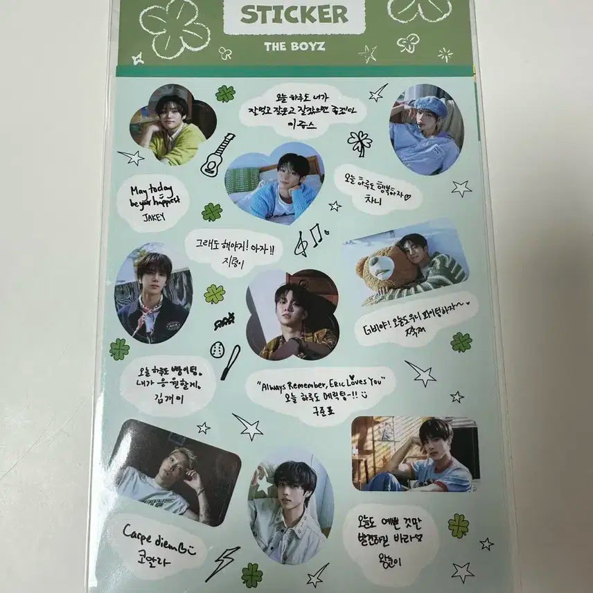 더보이즈 팝업 럭키리를띵스 스티커