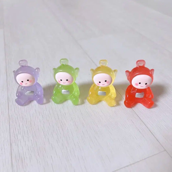 텔레토비 미니피규어(야광) 8종세트 / 새상품