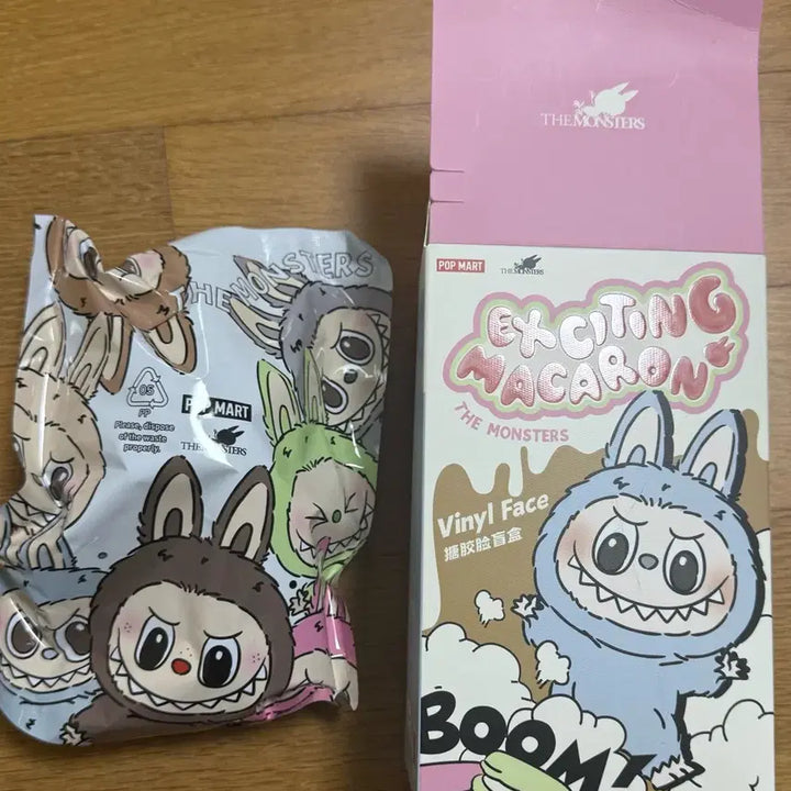 팝마트 라부부 테이스티 마카롱 페이스 인형 시리즈 청포도