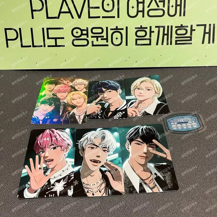 플레이브 아투 서울 막콘 슬로건, 플리존 포카, 빅포카, 스탬프