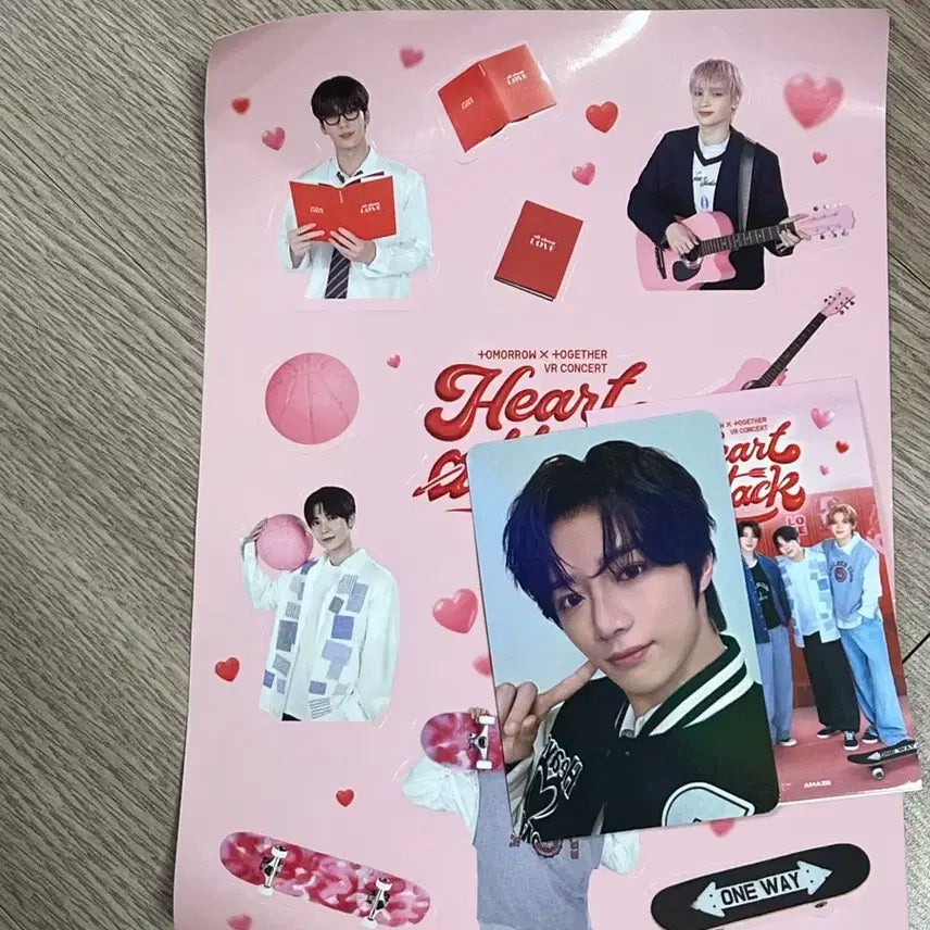 투바투 브이알특전 스페셜vr 포카 범규+스티커