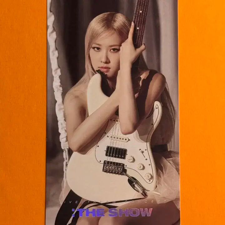 블랙핑크 로제 THE SHOW DVD 특전 티켓
