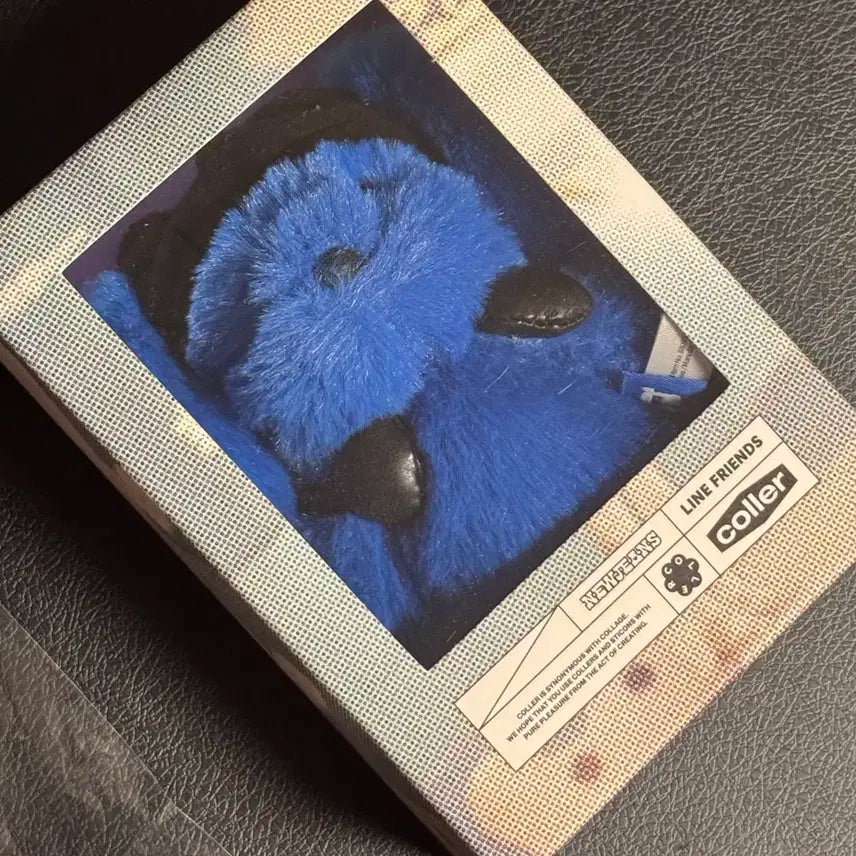 뉴진스 x 꼴레 퍼리 버니 플러시 키링 타이드 블루(정가이하)